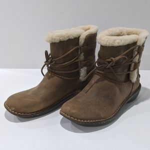 UGG Rianne Leather Ankle Boots, NWOB Women's 10